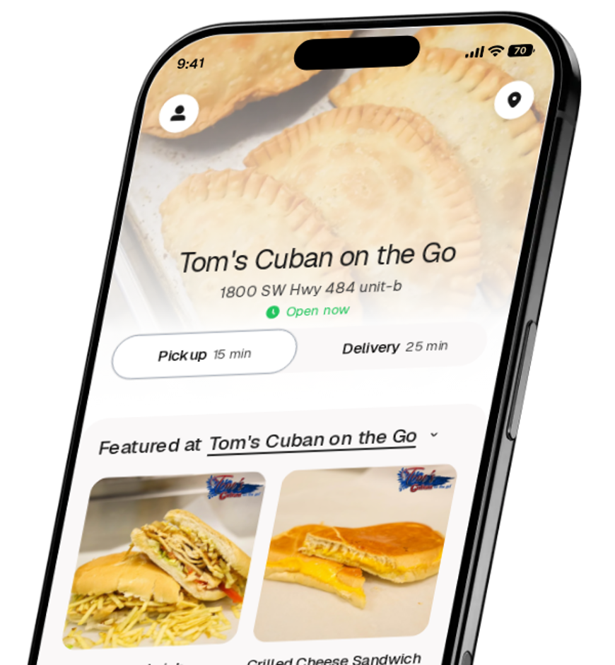 Tom's Cuban on the Go app preview